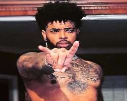 The star has several tattoos on his chest, hands, and other body parts which hints about his love for tattoos.
